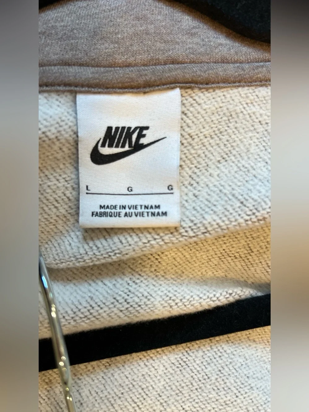 Nike Women’s Club Fleece Track Jacket & Mid-Rise Oversized Sweatpants Set Large